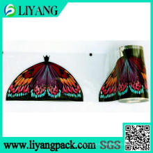 Papillon magnifiquement coloré, film de transfert de chaleur pour la tête de balai
